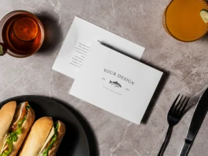 brunch menu mock up with scene 1