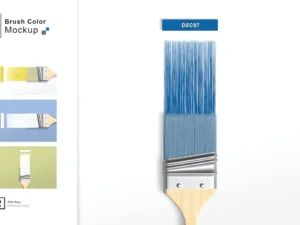 brush color mockup