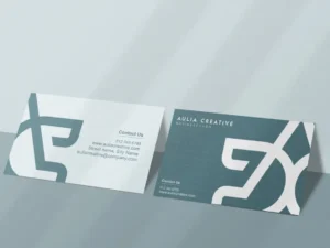 business card logo mockup