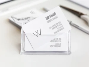 business card mock up