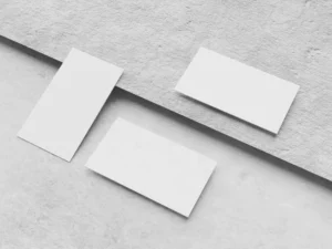 business card mockup