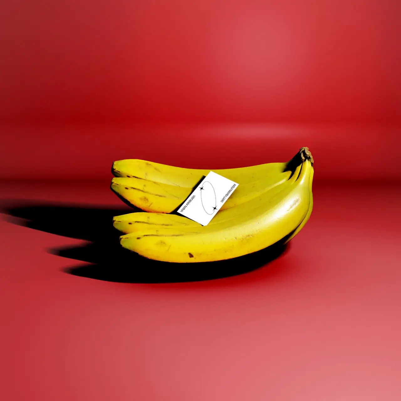 Business Card Mockup With Banana