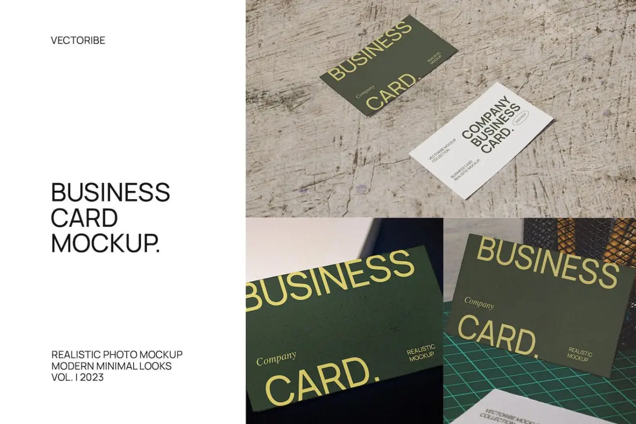 Business Card Realistic Mockup