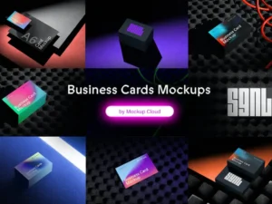 business cards mockups sgnl series