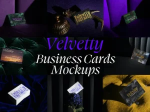 business cards mockups velvetty