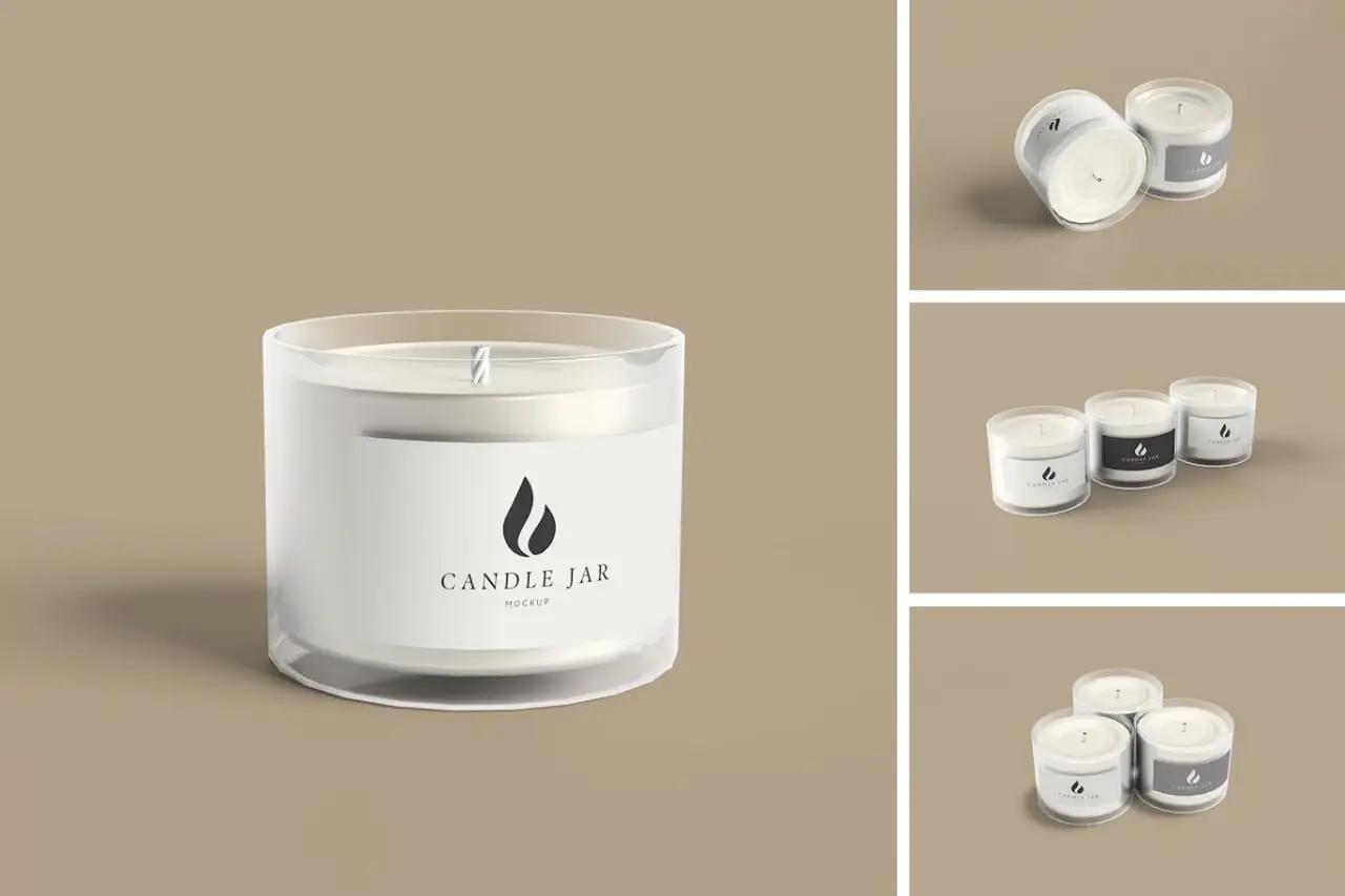 Candle Jar Mockup
