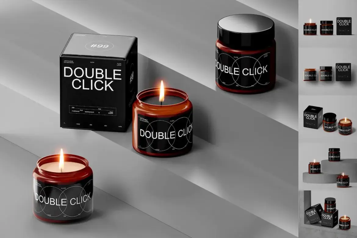 Candle Mockup Set