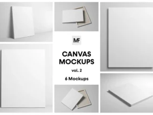 canvas mockups vol2 picture frames