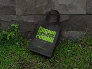 canvas tote bag mockup