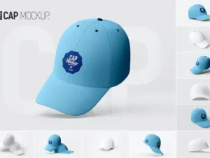 cap mockup set