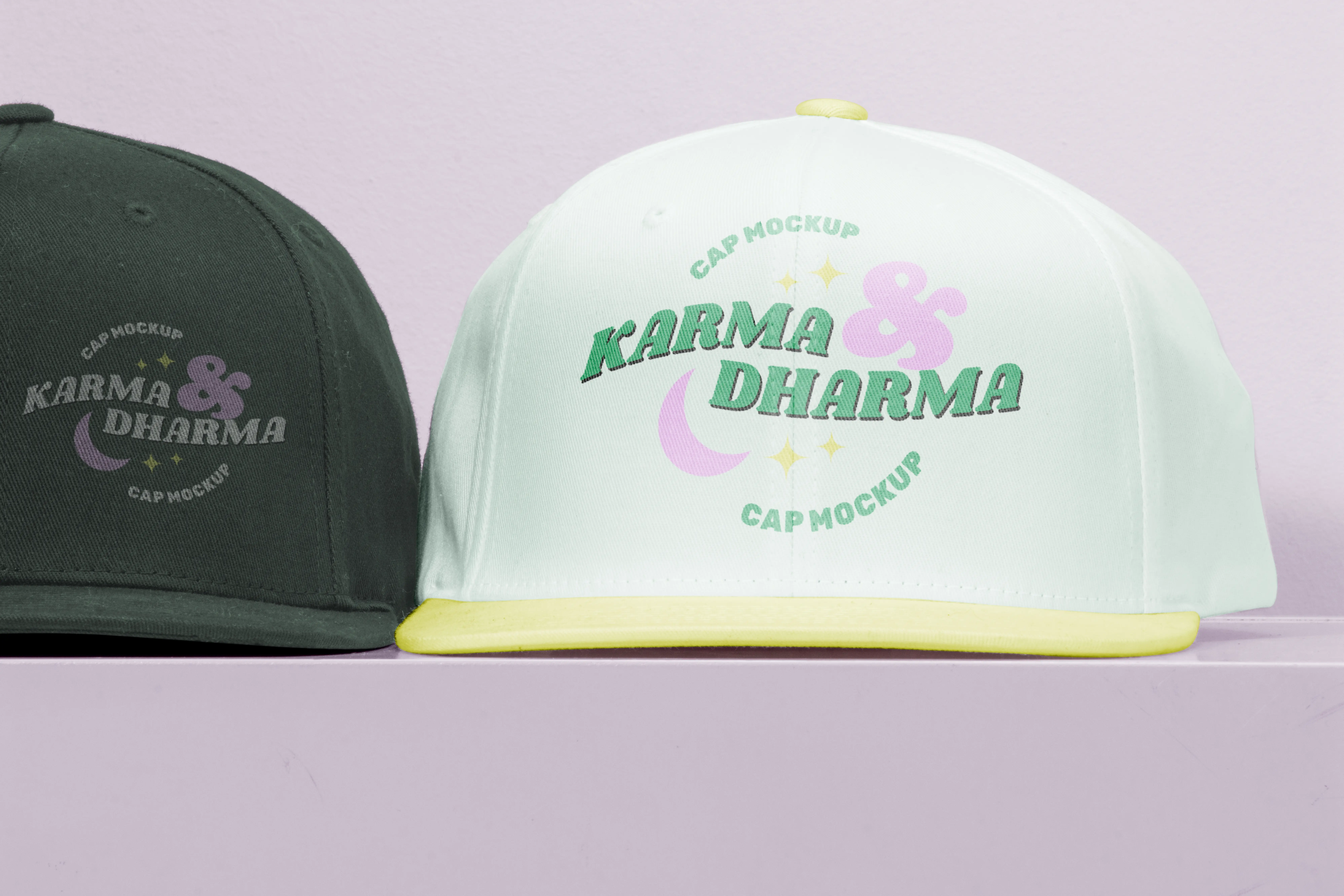Cap Peak Mockup Design 1