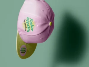 cap peak mockup design