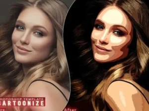 cartoonize photoshop actions v2 9hxlxhf