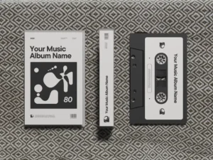 cassette tape mockup
