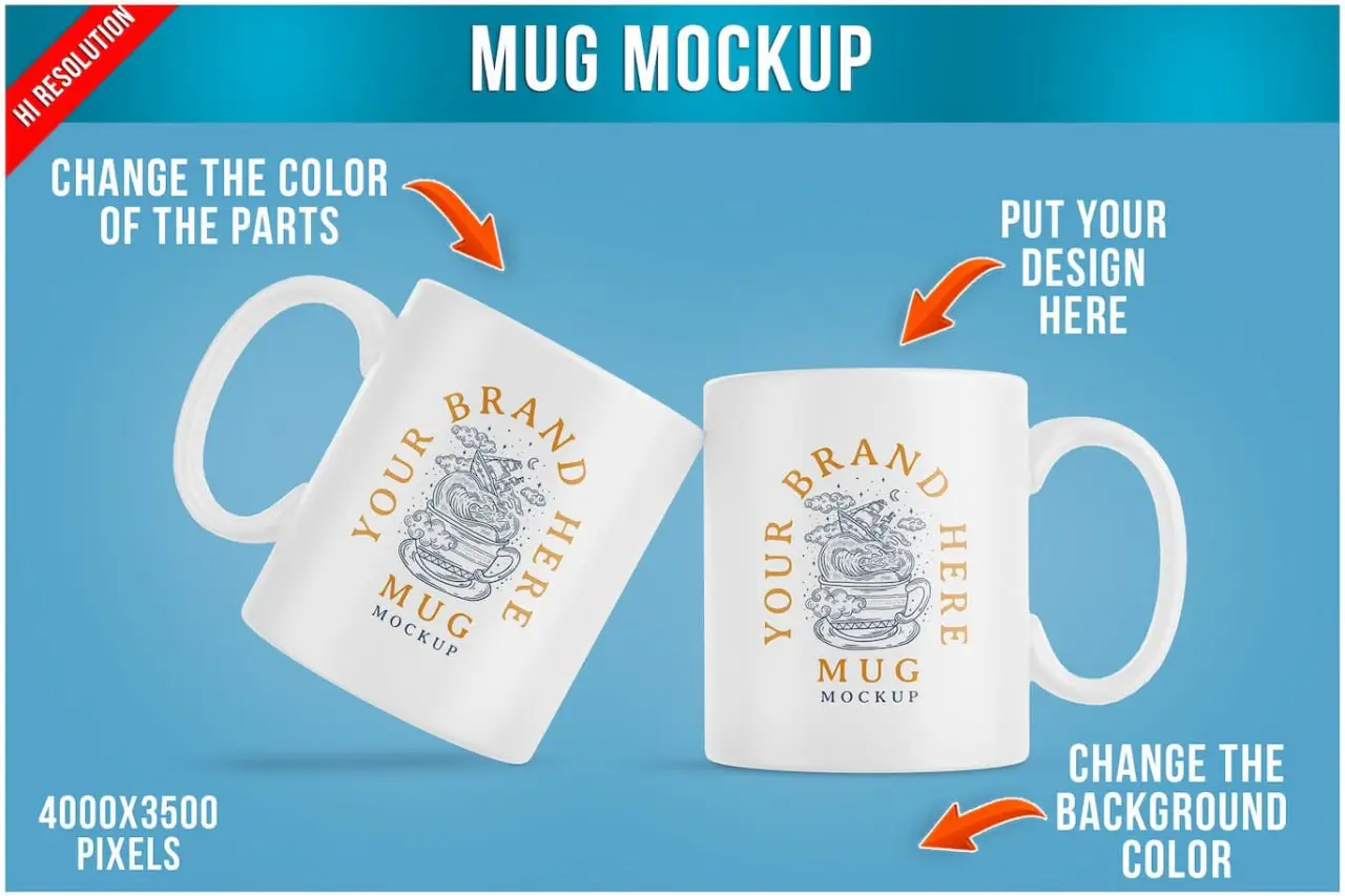 Ceramic Mug Mockup