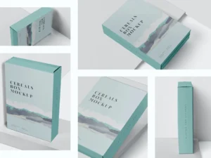 cereals box mockup big size in rectangular shape