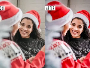 christmas action lightrom presets 3