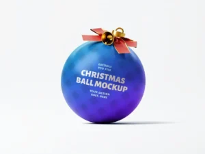 christmas ball mockup 3