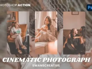 cinematic photograph photoshop action 2