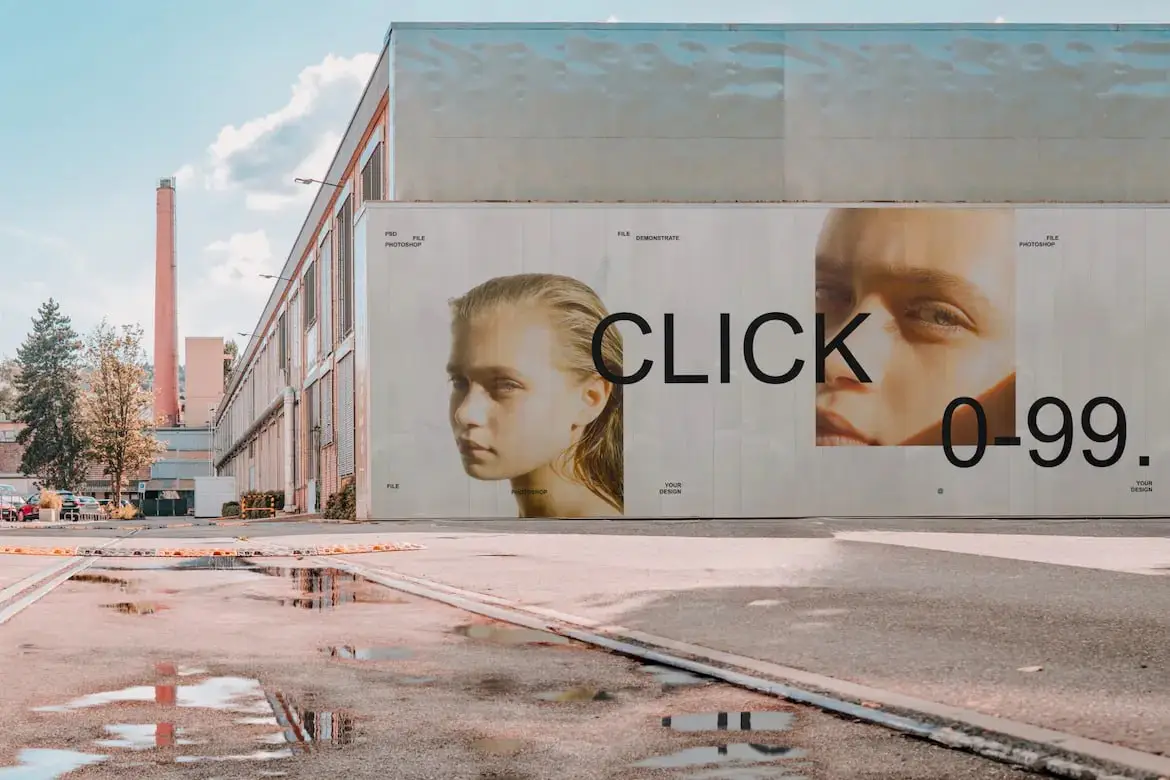 City Billboard Mockup