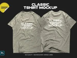 classic tshirt mockup