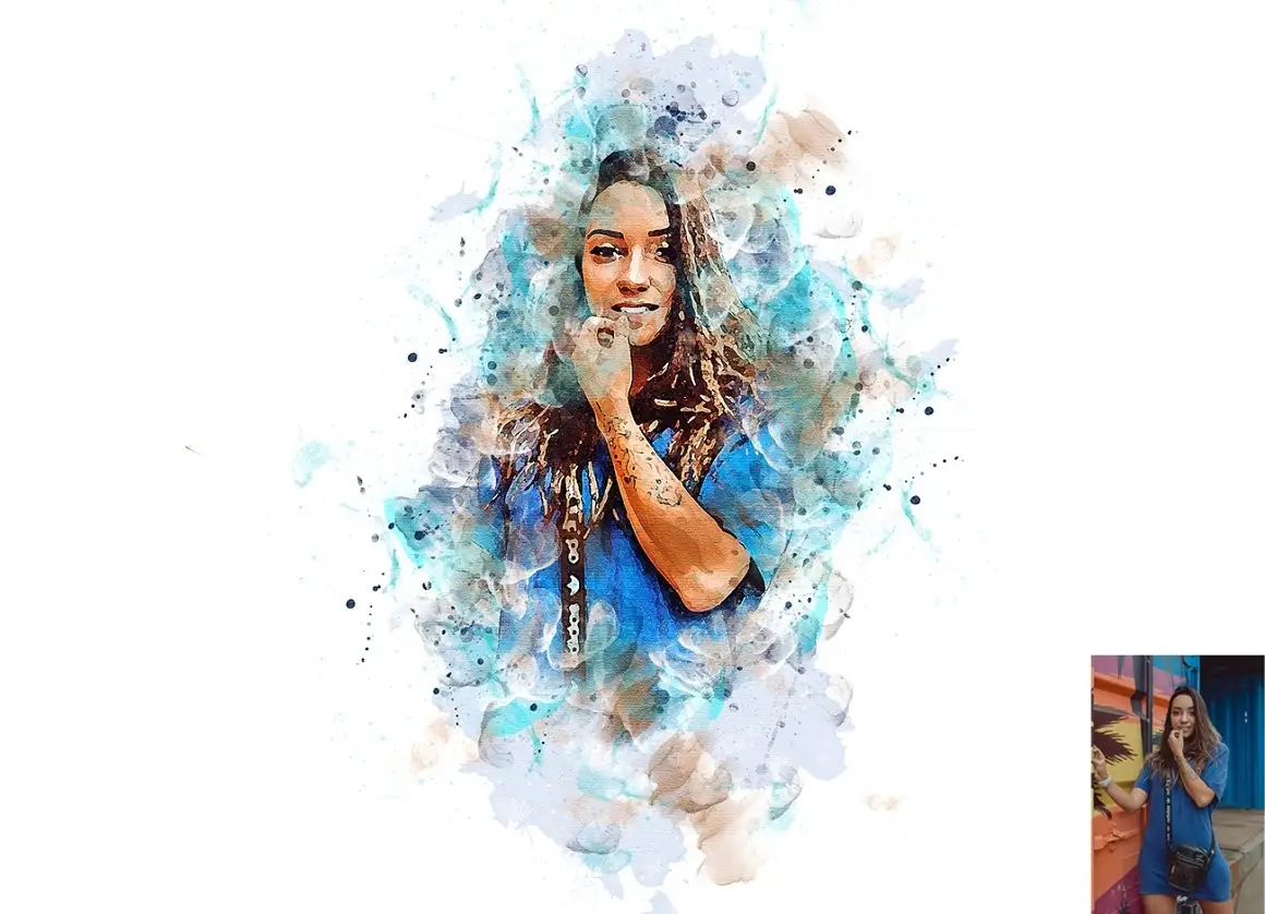 Classic Watercolor Art Ps Action 9 classic watercolor art ps action 5