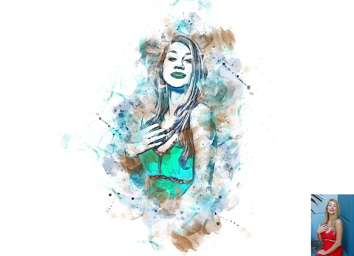Classic Watercolor Art Ps Action 11 classic watercolor art ps action 7