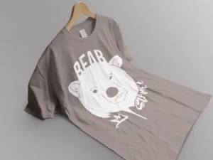 clean front t shirt mockup