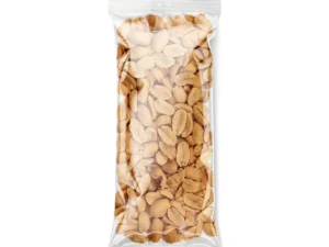 clear plastic pack w peanuts mockup