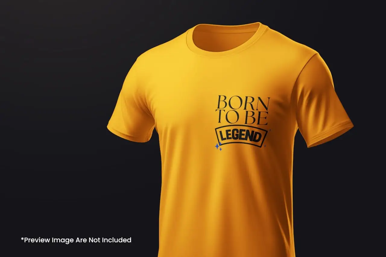 Close Up T-Shirt Mockup