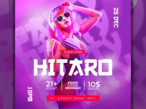 club dj party flyer social media post 3