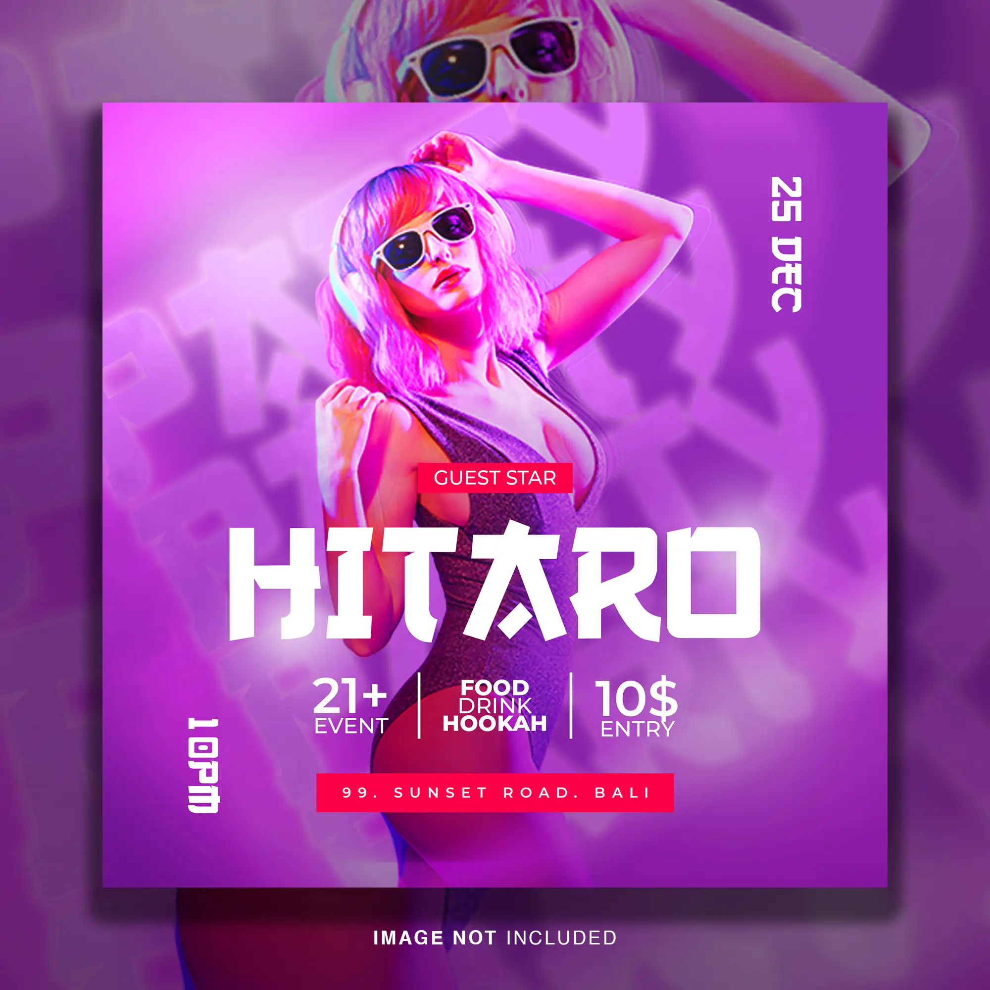 Club Dj Party Flyer Social Media Post 3
