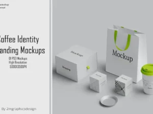 coffee identity branding mockups