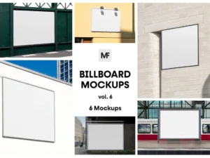 commercial billboard mockups vol