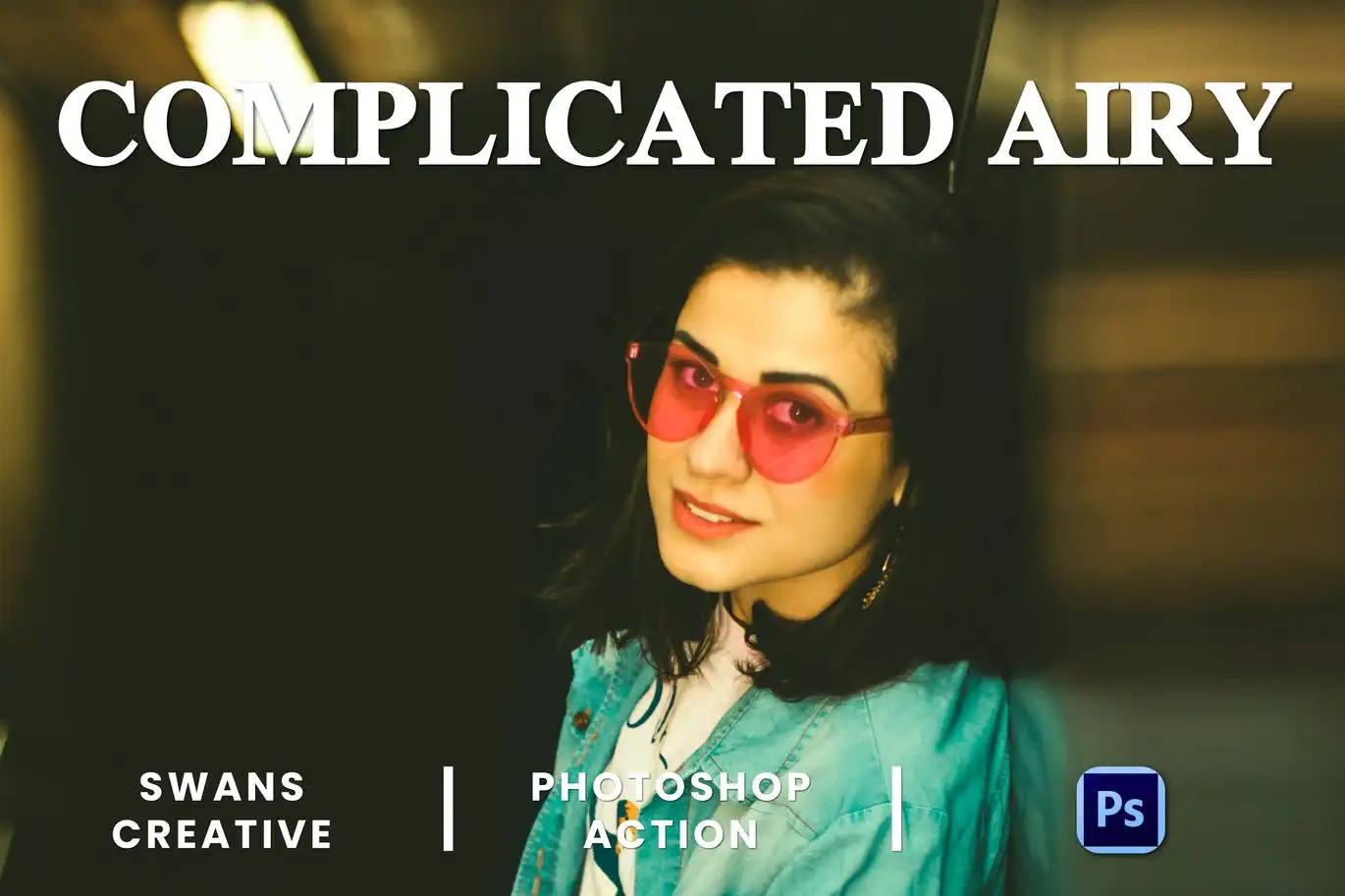 Complicated Airy Photoshop Action