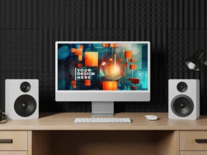 computer mockup