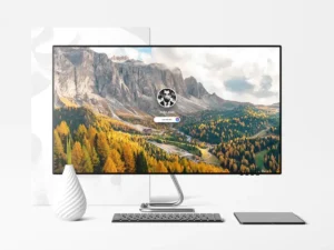 computer monitor mockup
