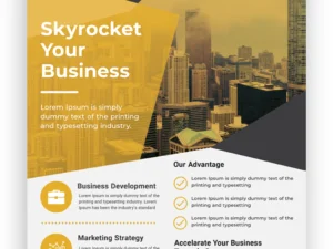 corporate business flyer template