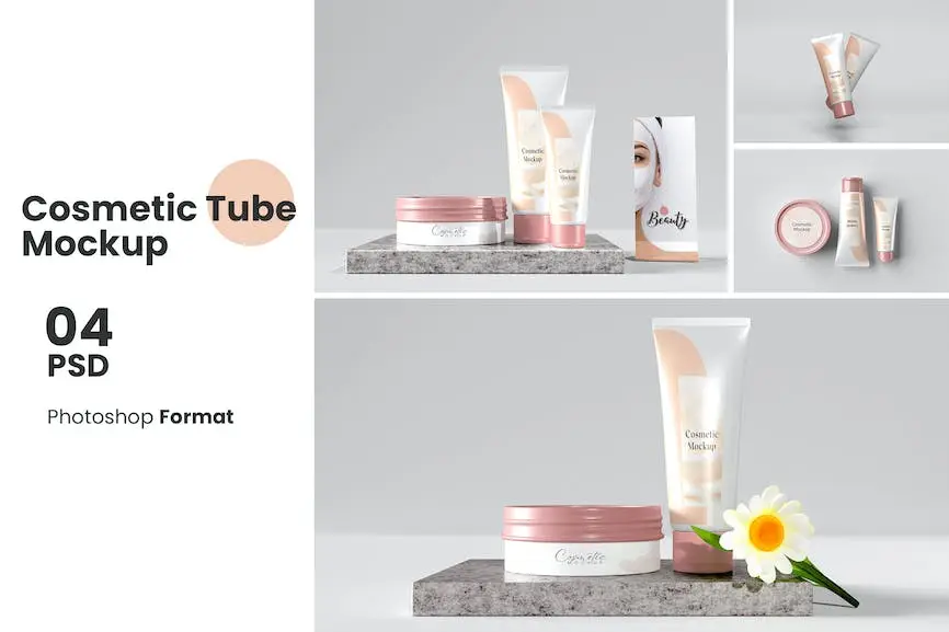 Cosmetic Tube Mockup