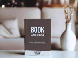 cover boook psd mockup