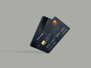 credit card mockup
