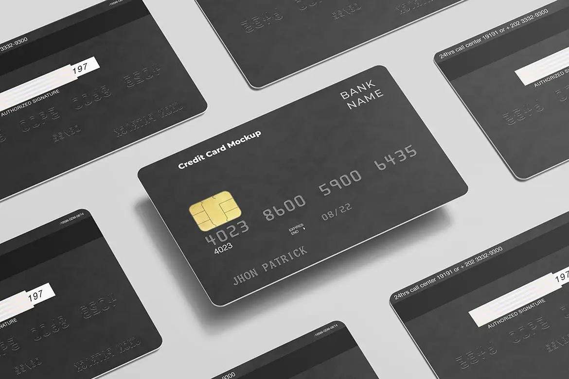 Credit Card Mockup Ac