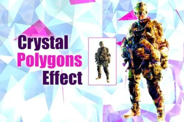 Crystal Polygons Action