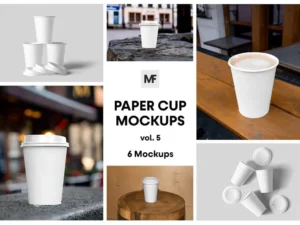 cup mockups packaging mockups vol 1