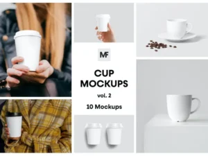cup mockups packaging mockups vol 11
