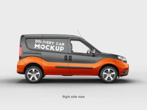 delivery car mockup 5