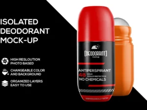 deodorant roll mockup