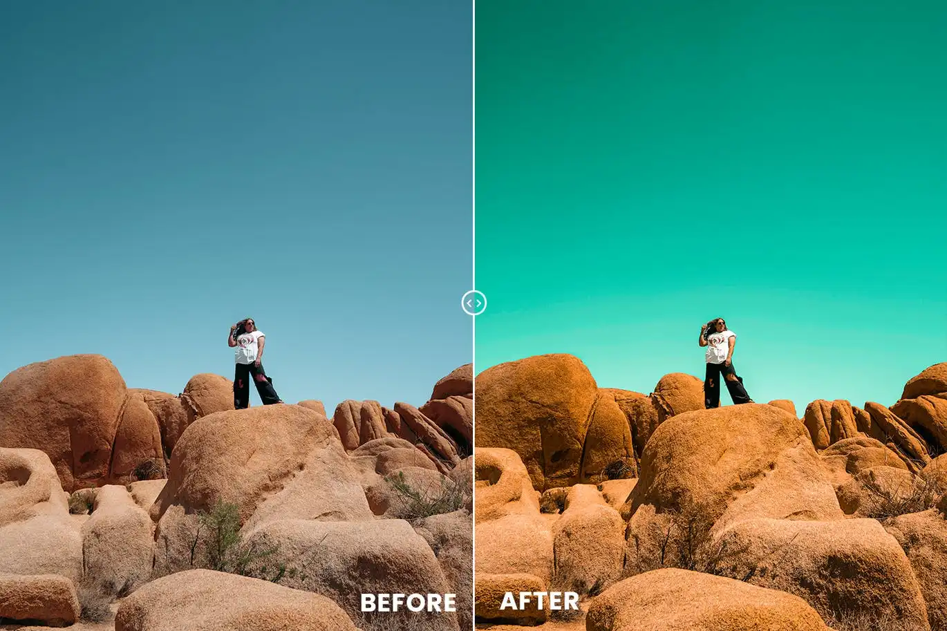 Desert Vibes Tones Action & Lightrom Presets 7 desert vibes tones action lightrom presets