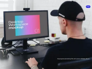 desktop mockup