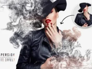 dispersion smoke and dust photo effect